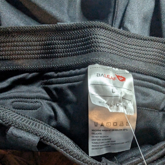 Baleaf Athletic Pants Women’s Size L Black Performance Activewear NWT - Picture 5 of 6